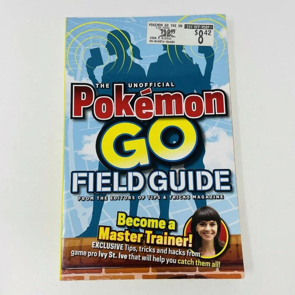 Pokemon Books (Lot of 2) - Pokemon Go Field Guide & Kalos Region Handbook Used